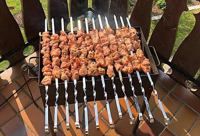 Cocina rusa shashlik