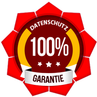 Datenschutz GARANTIE: Sie können 100% sicher sein, dass Ihre Daten niemals weitergegeben werden. Ihre Daten sind verschlüsselt gespeichert. Sie können jederzeit per E-Mail die Löschung Ihrer Daten veranlassen.