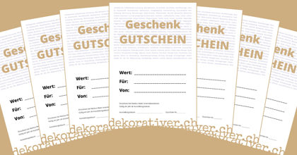 Geschenk-GUTSCHEIN