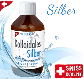 Kolloidales Silber 10 ppm in 250 ml Flasche Kolloidales Silber 10 ppm in 250 ml Flasche