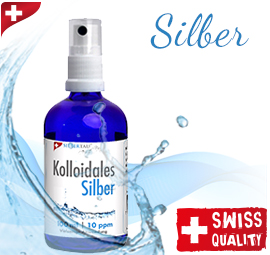 Kolloidales Silber 10 ppm in 100 ml Flasche Kolloidales Silber 10 ppm in 100 ml Flasche