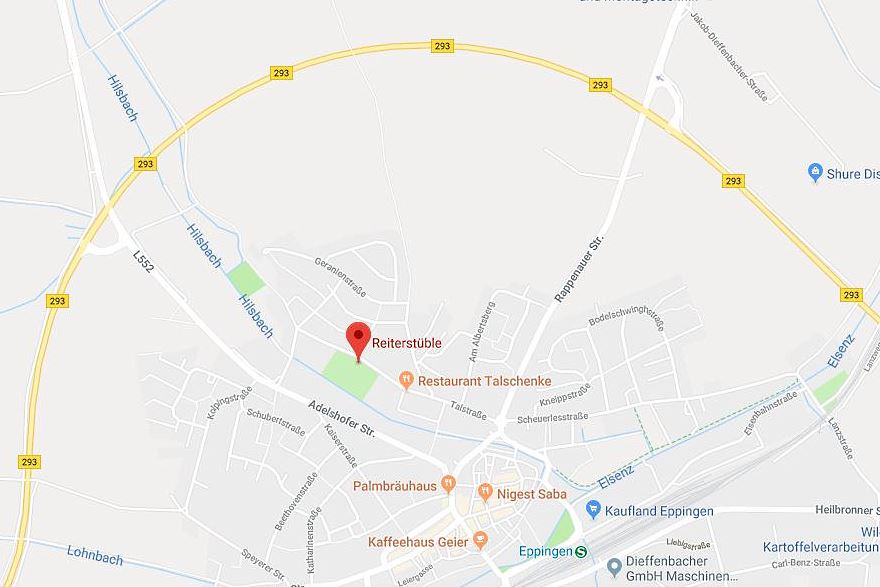 Lageplan Reiterstüble Eppingen