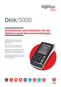 Datenblatt Ingenico Desk/5000