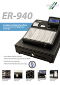 Datenblatt Kassensystem Multi Data ER-940