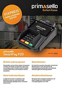 primasello SmartPay P20 EC Terminal Datenblatt primasello smartPay P20