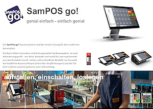 SamPOS Go Datenblatt Kassensystem Multi Data