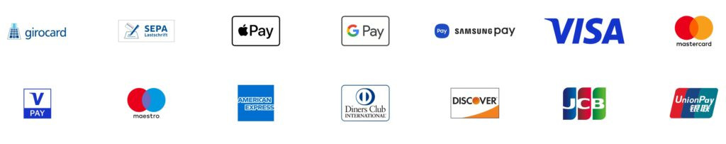 Zahlarten eines günstigen Kartenterminals