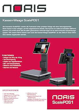 Noris Kassen-Waage ScalePOS1 - Kassensystem mit Waage