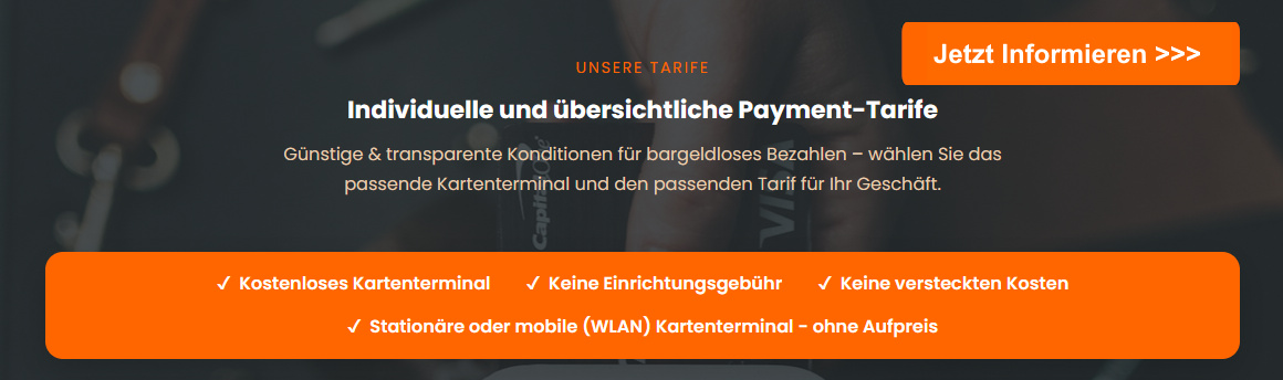 günstige Tarife für EC Kartenlesegeräte und bargeldloses Bezahlen