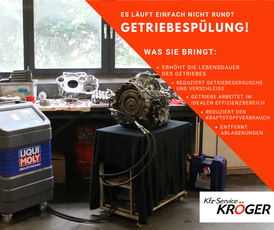 Getriebespülung bei Kfz-Service-Kröger, Werkstatt in Minden